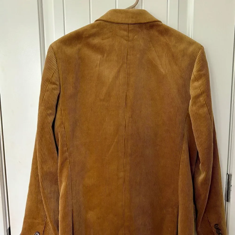 J.Crew Thé Ludlow Double-Breated Corduroy Tuxedo Jacket New!